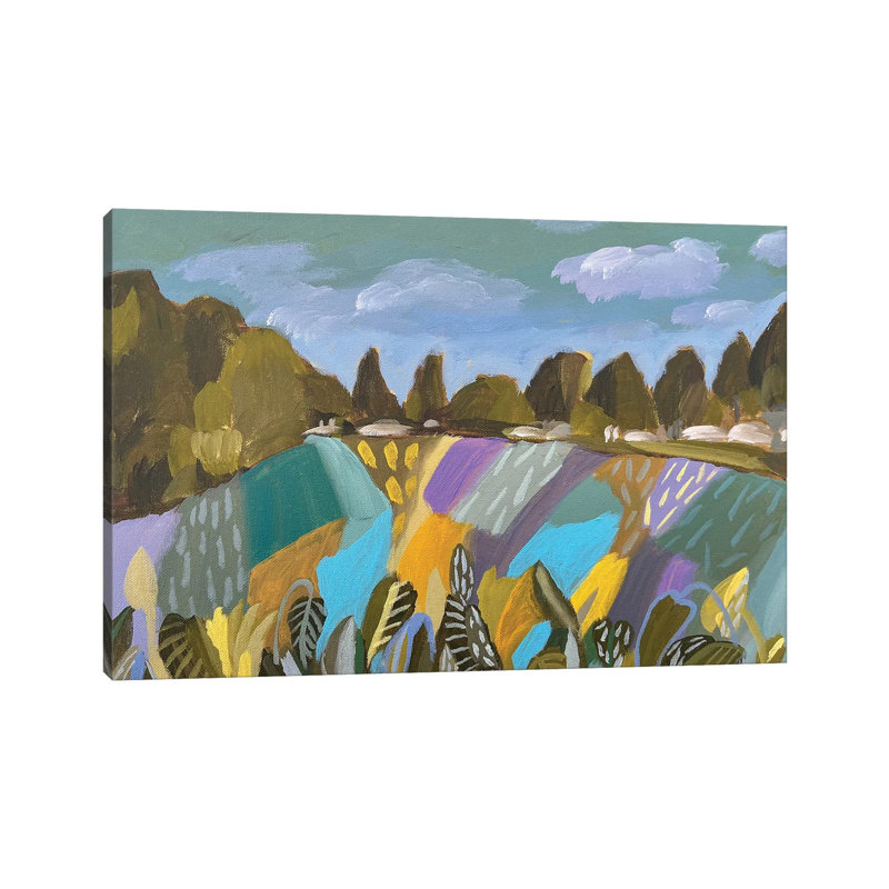 Patchwork Fields by Lenka Stastna - Gallery-Wrapped Canvas Giclée on Canvas, Wrapped Canvas