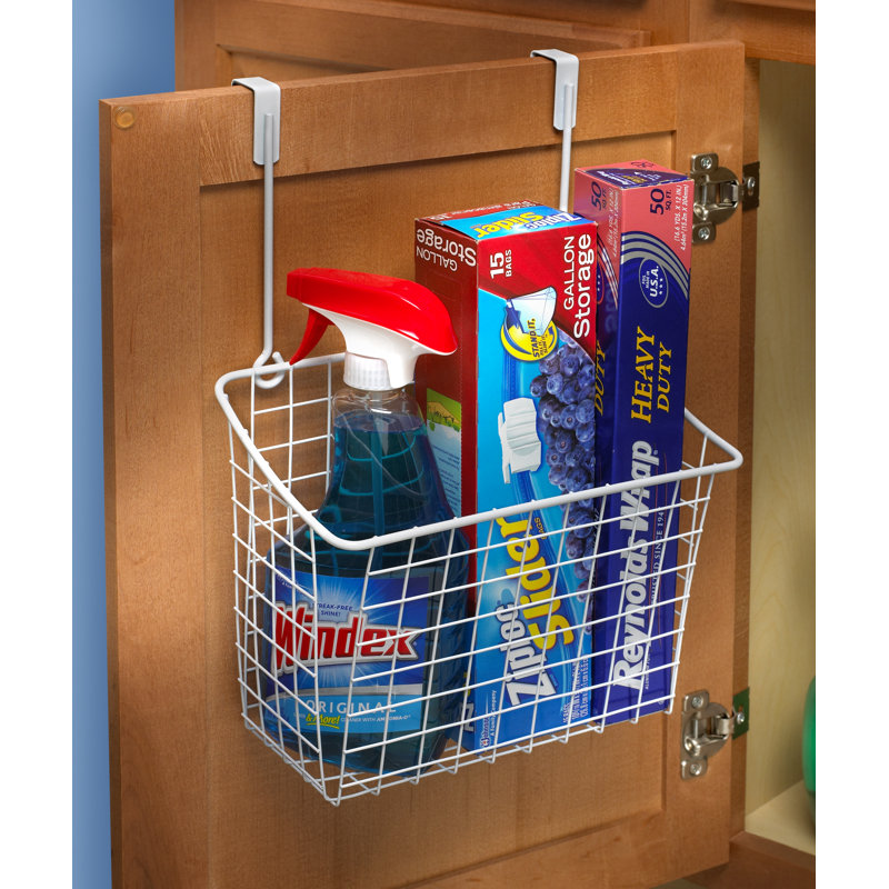 Organisateur de porte Albie, Blanc, H 8,5 po x l 10,25 po x P 6,5 po