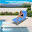 Chaise de bronzage 3 en 1 robuste avec trou pour le visage Chaise longue réglable à 5 positions pour l'extérieur-2002403208
