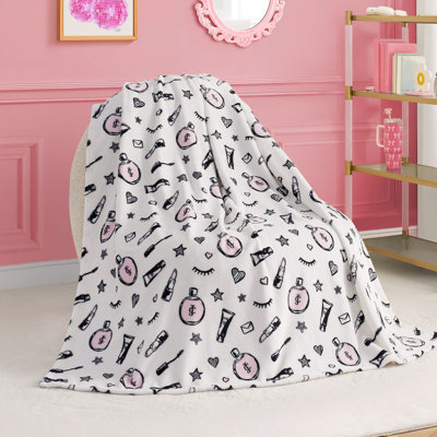 Juicy Couture 50" x 70" Plush Kids Throw Blanket