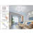 Rishikesh 25.59" W 5-Light Dimmable LED Flush Mount-1337207261