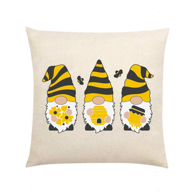 Housse de coussin carrée Honeybees