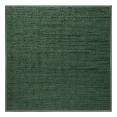 Machine Washable Solid Green Area Rug