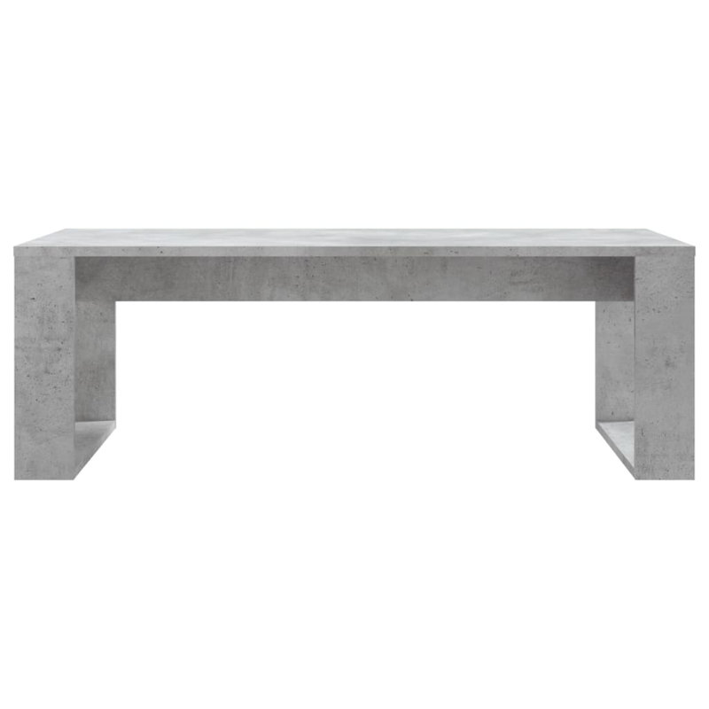 Ocia Sled Coffee Table, Concrete Grey
