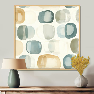 Odelio Minimalist Meditation Stone Collage IV - art mural méditation