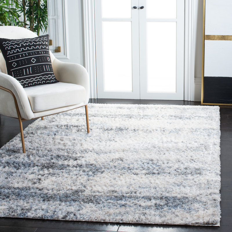 Saqlain Shag 200 Performance Abstract Rug, Rectangle 9' x 12'