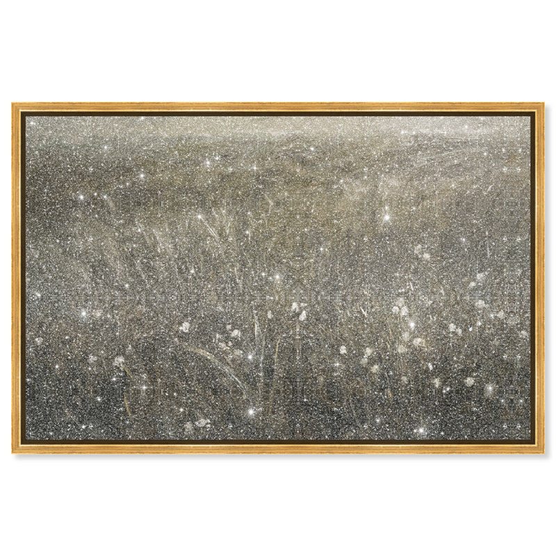 Leafy Reverie Canvas Floral & Botanical Print by Oliver Gal, Black Frame, 15 x 10, 11"H x 16"W, Gold Frame