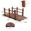 Wood Garden Bridge Garden Sign-490890398
