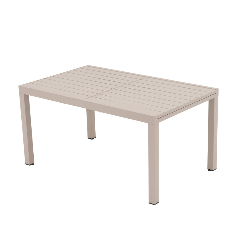 Table d'extérieur en aluminium 83 po Alice