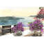 Toile vue de la mer Méditerranée | Coastal Home Decor Art