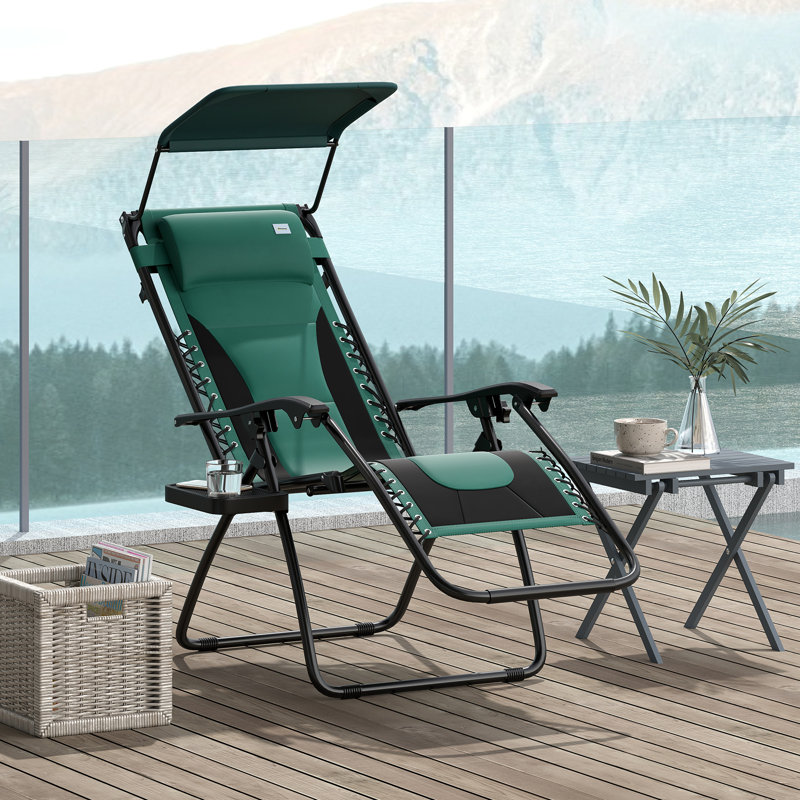 Outdoor Lounge Chair, Green