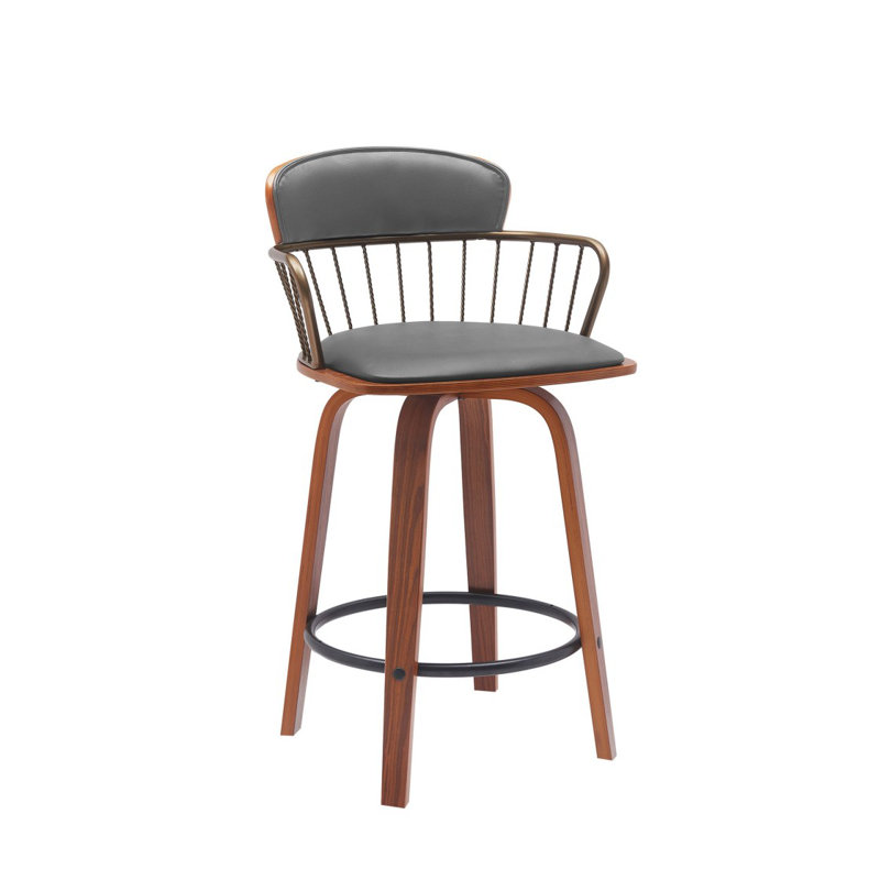 Chaise Wiz, similicuir à lattes