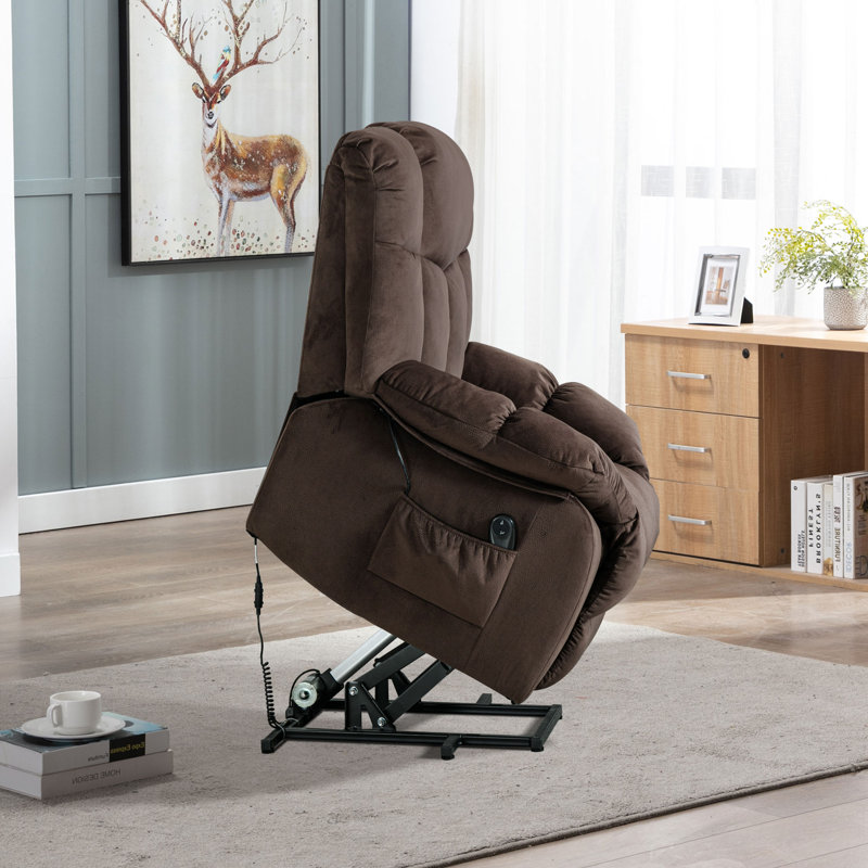 Siège de cinéma inclinable électrique 36,6 po, Chocolat