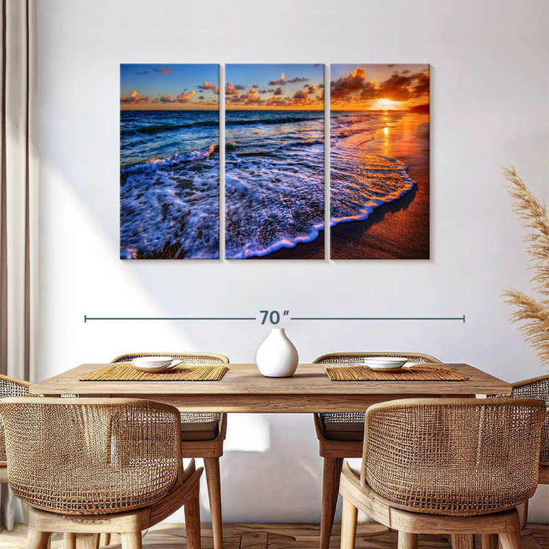 Gillard Vivid Ocean View, H 36 po x l 57 po
