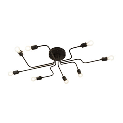 PipeDream 8 - Light Semi Flush Mount