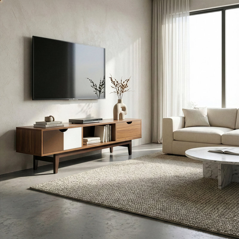Buskirk Unfinished TV Stand for TVs up to 70"