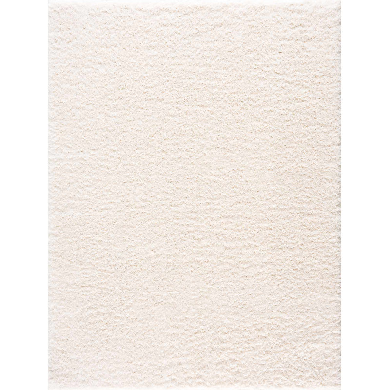 Tapis beige à poils longs Nereen, Rectangle 7 pi 10 po x 10 pi