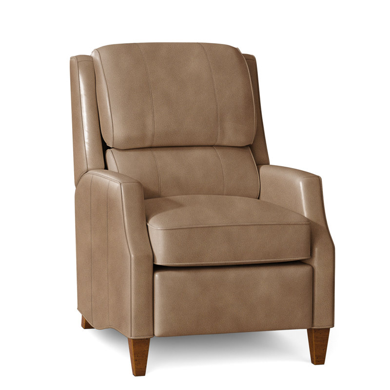 Mauney Recliner, Cobblestone, Manual, Empyrean Tweed Genuine Leather
