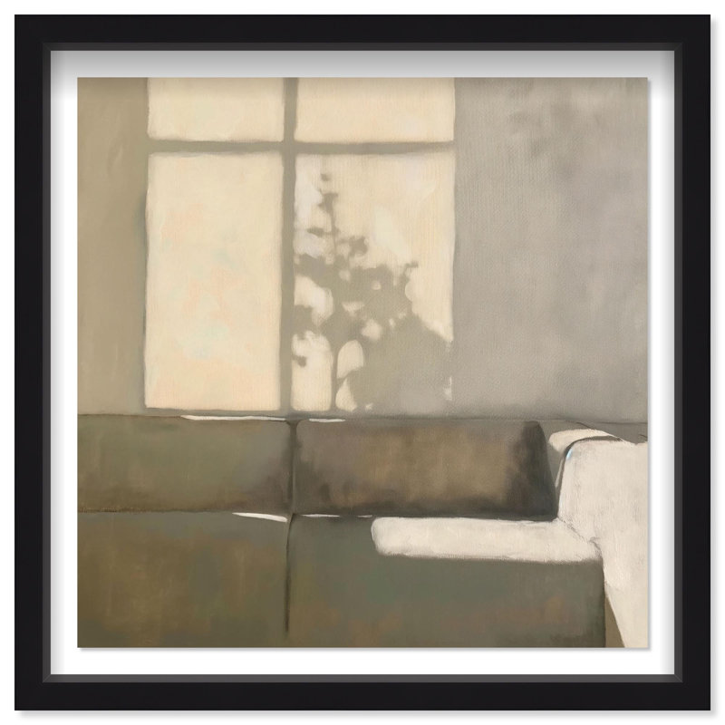 Oliver Gal Dappled Light Abstract - Luxury Shadowbox Framed Wall Art, 25.5" H x 25.5" W, Black