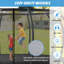 Trampoline 15 pi pour les enfants avec arc amélioré et bouclier composite pour enceinte de sécurité