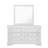 SHAKER METALLIC WHITE MIRROR