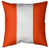 Orange / blanc