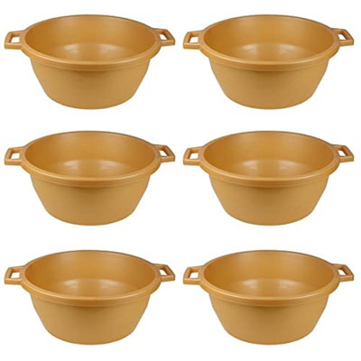 Plastic Wash Basin - 6 Piece Set