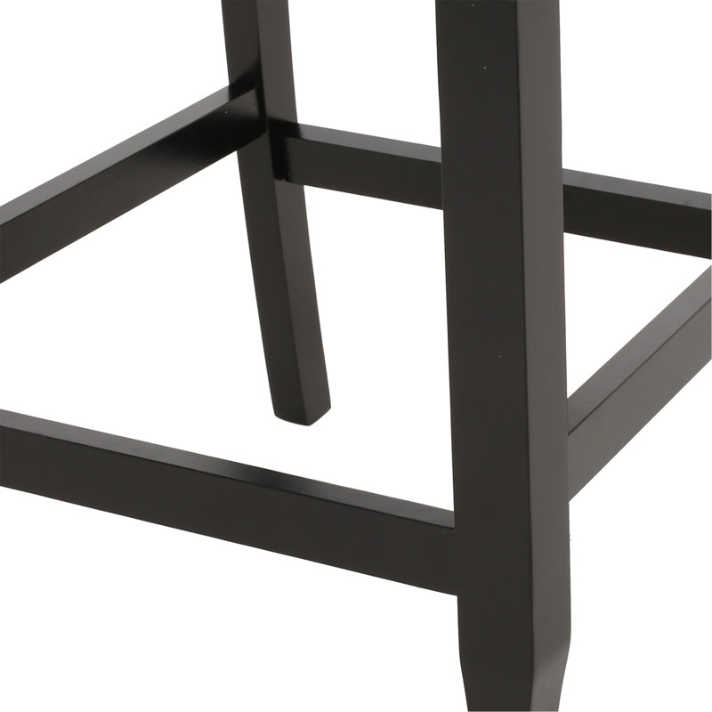 Tabourets à oreilles capitonnés en tissu, Tabouret de comptoir (siège d'une hauteur de 27 p, Sarcelle