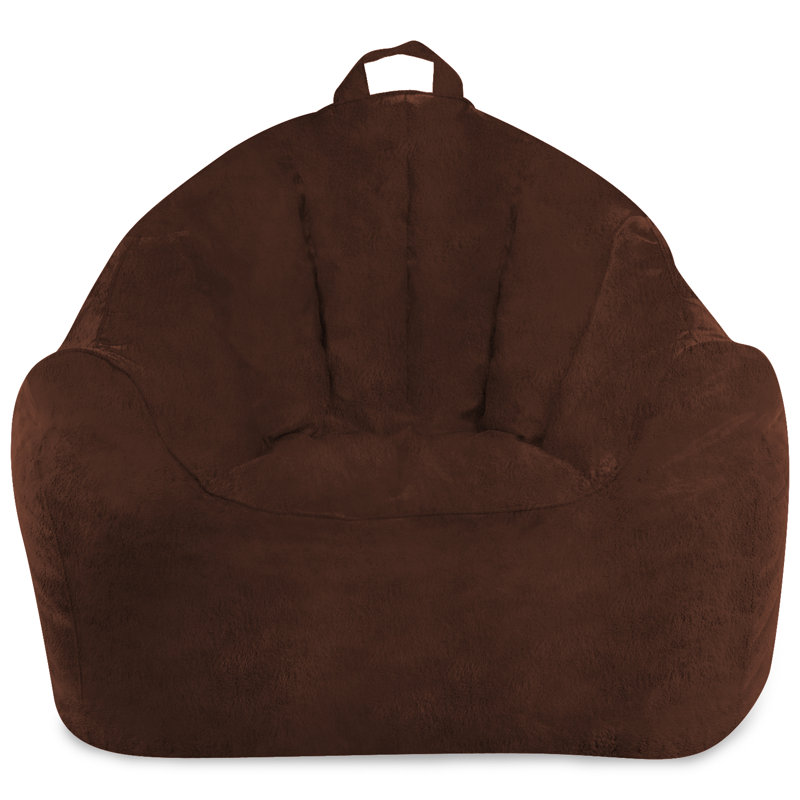 Bean Bag Chair Structured Seat for Kids, Teens and Adults, Comfy Bean Bag Chair for Gaming, Reading and Watching TV, Malibu Lounge Chair, Multiple Colors and Fabrics