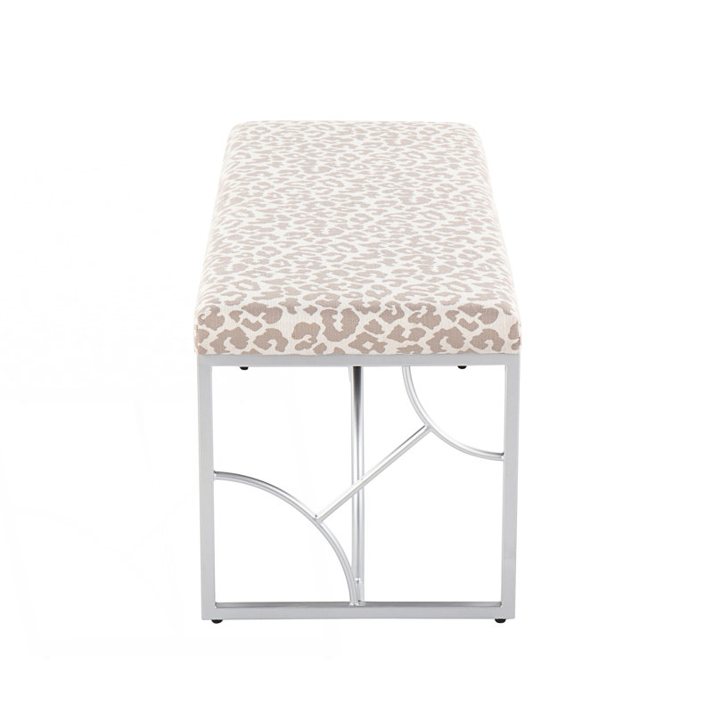 Banc contemporain, pour les intérieurs modernes et les sièges polyvalents, Gris
