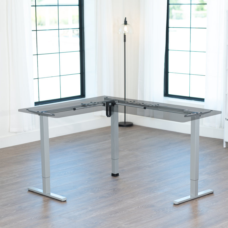 Structure de bureau VIVO, H 27,7 po x l 54,8 po x P 47 po, Gris