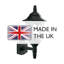 Favina Black 39cm H Outdoor Wall Lantern