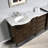 Davian Single Bathroom Vanity with Marble Top-33584384