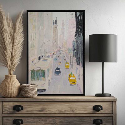 Looking up Fifth Ave II by Walker Noble Canvas Art Print