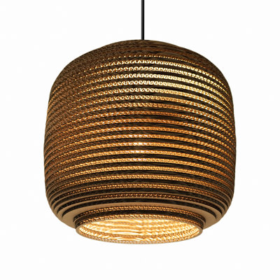 Scraplight Recycled Cardboard Pendant Light - Ausi
