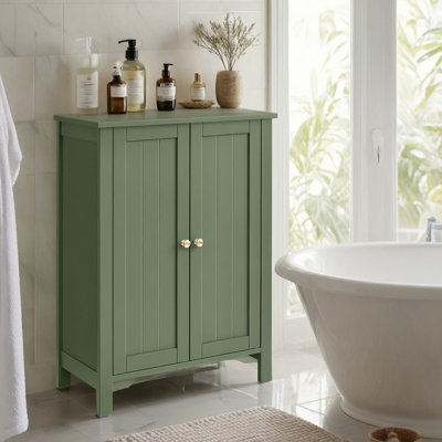 Armoire de rangement autoportante avec tablettes réglables H 31,4 po Laken