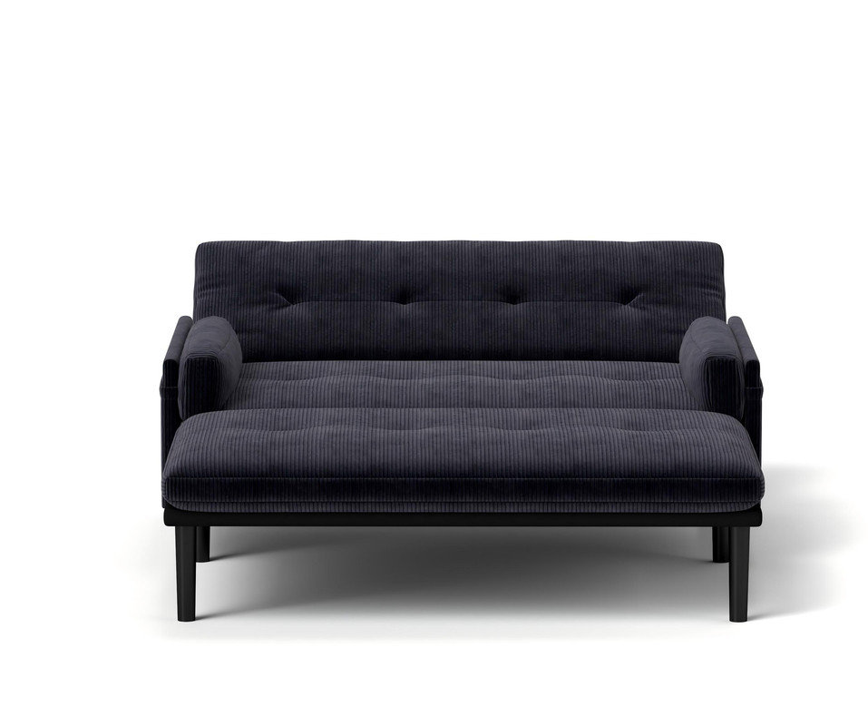 Ebern Designs Velvet 2 seater sofa sleeper bed with recline fuction ...