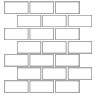 Rittenhouse Square 2" x 4" Ceramic Subway Tile in White