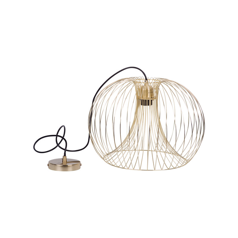 Alfington 1 - Light Geometric Pendant, Brushed Gold