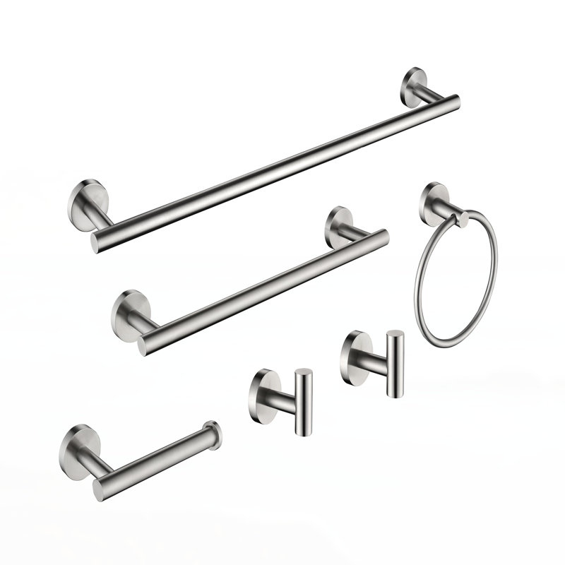Porte-serviettes, Nickel brossé