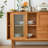 Solid wood multi-functional storage sideboard-1331777939