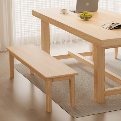 Banc de salle à manger en bois de frêne