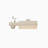 Modern Minimalist Beige Baked Enamel Creative Design Reception Desk