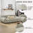 38” Wide Upholstered Dog Sofa Bed with Armrests-87336721-76592322