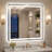 LED Rectangular Bathroom Mirror, Adjustable Light, Anti-fog Glass-30318879