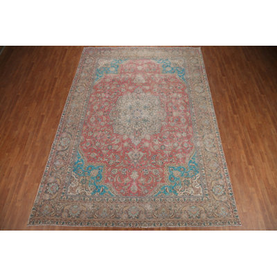 Handmade Floral Traditional Area Rug 9x13