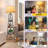 Grealish 60.7" LED Dimmable Tripod Floor Lamp with Shelves,Modern Shelf Floor Lamp with 3 Color Temperature-1679015524