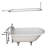 54'' x 30'' Soaking Cast Iron Bathtub-72468998