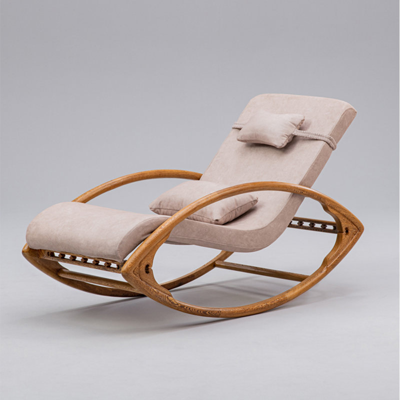 Solid Wood Simple Leisure Home Rocking Chair Solid Wood Rocking Chair