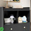 Table à langer, commode pour bébé, table à langer avec coussin, 2 tiroirs et 2 compartiments ouverts-517267240